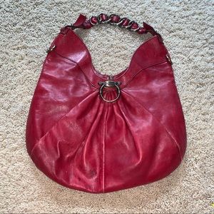 Salvatore Ferraragamo leather shoulder bag